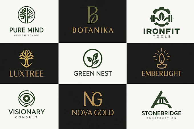 Highly Luxury Minimalist & Modern business logo design